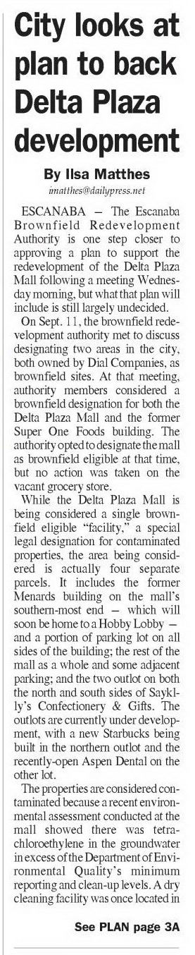 Delta Plaza Mall - 2018 Development Plan (newer photo)